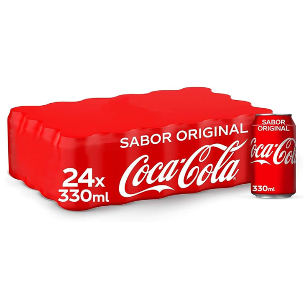 Coca Cola Sabor Original - Lata 330ml X 24 Latas