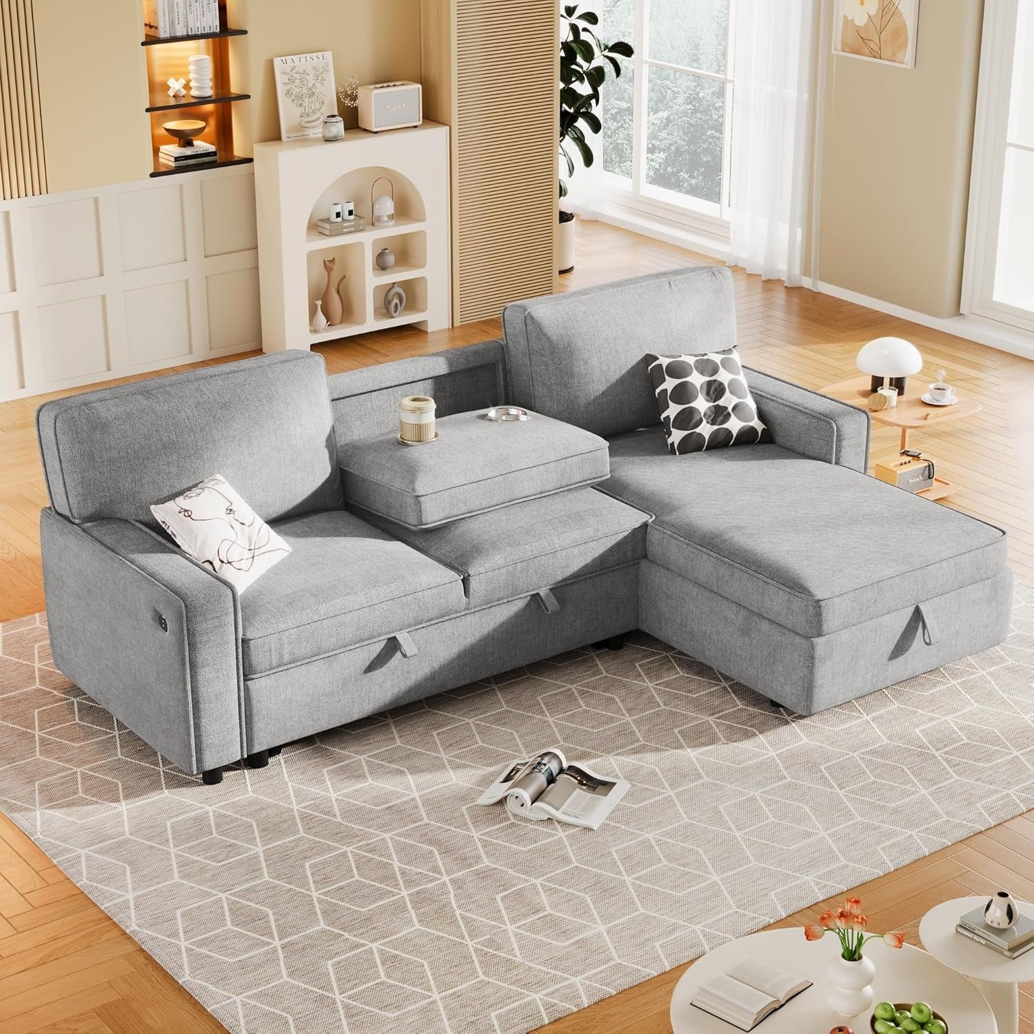 Sofá cama convertible